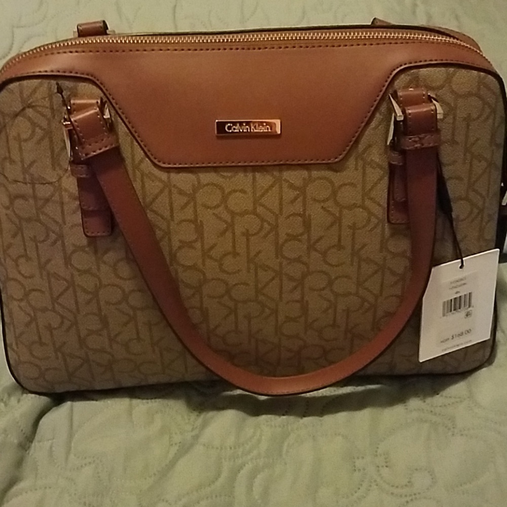 calvin klein handbag 14"x12" - Picture 1 of 5